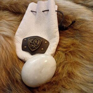 Collectible Dragon Keeper's Kit | Pouch, Stone Egg & Oath | Ideal Fantasy LARP G